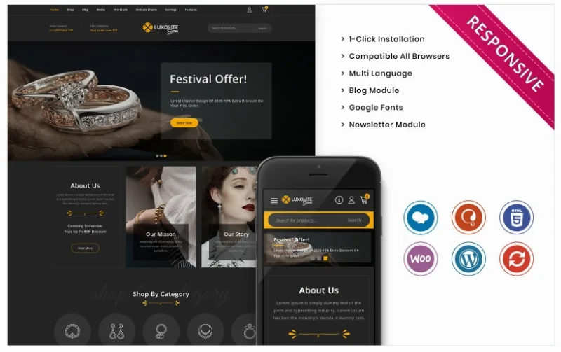 Luxolite – The Jewelry Store Woocommerce Responsive Theme