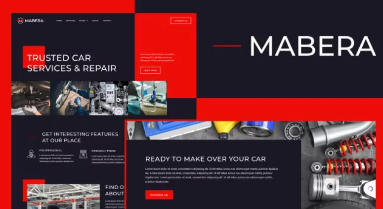 Mabera – Car Service & Repair Elementor Template