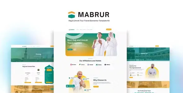 Mabrur Hajj Tour Elementor Template Kit
