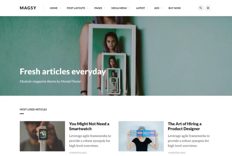 Magsy – Modular Magazine & Blog Theme