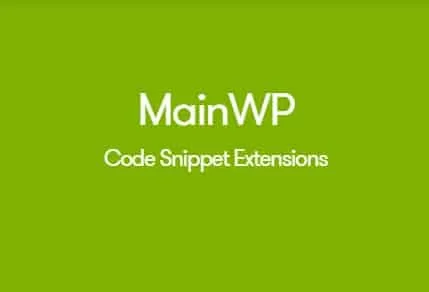 MainWP Code Snippets Extension
