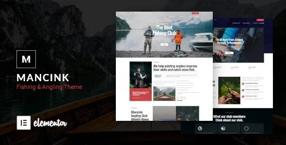 Mancink – Fishing & Angling Club WordPress Theme