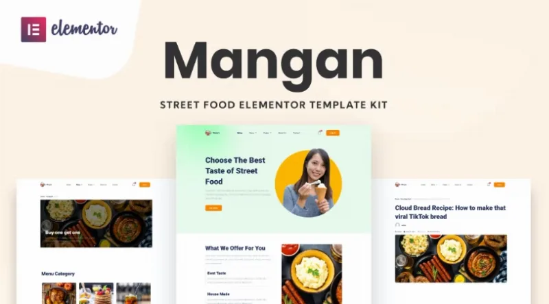 Mangan – Restaurant Elementor Template