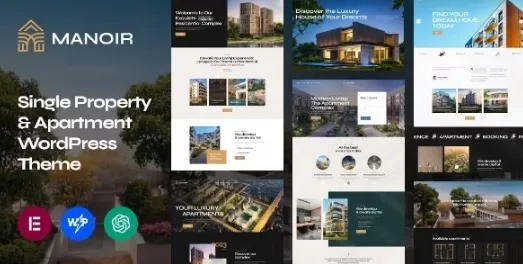 Manoir – Single Property & Apartment WordPress Theme
