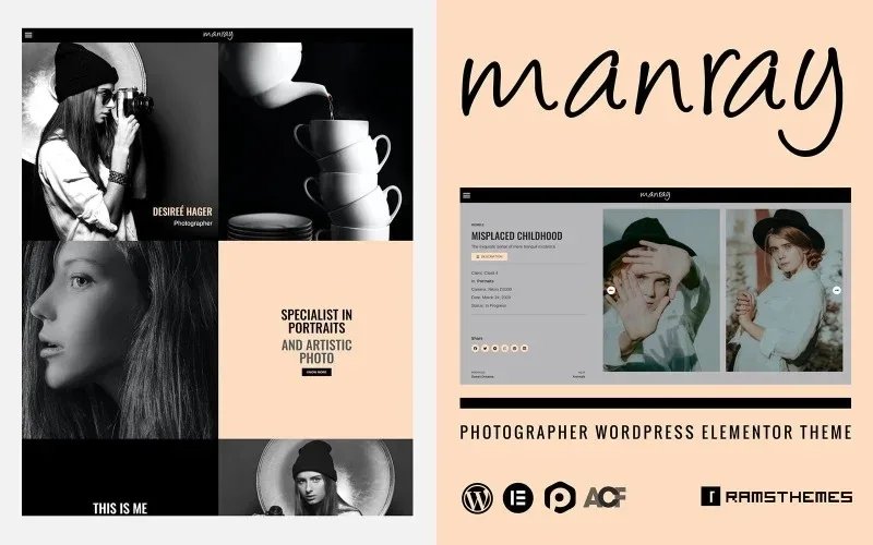 MANRAY – Photographer WordPress Theme