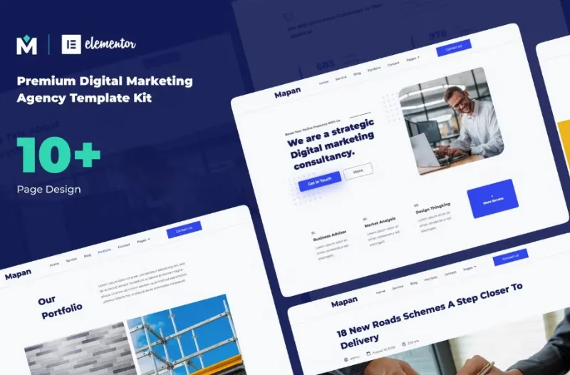 Mapan – Digital Marketing Template