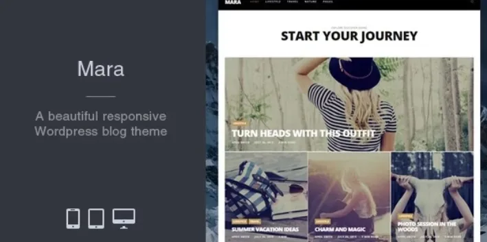 Mara – Beautiful Photo WordPress Blog Theme