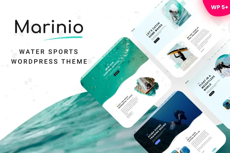 Marinio – Surfing & Scuba Diving WordPress Theme