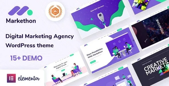 Markethon – SEO & Digital Marketing Agency Portfolio WordPress Theme