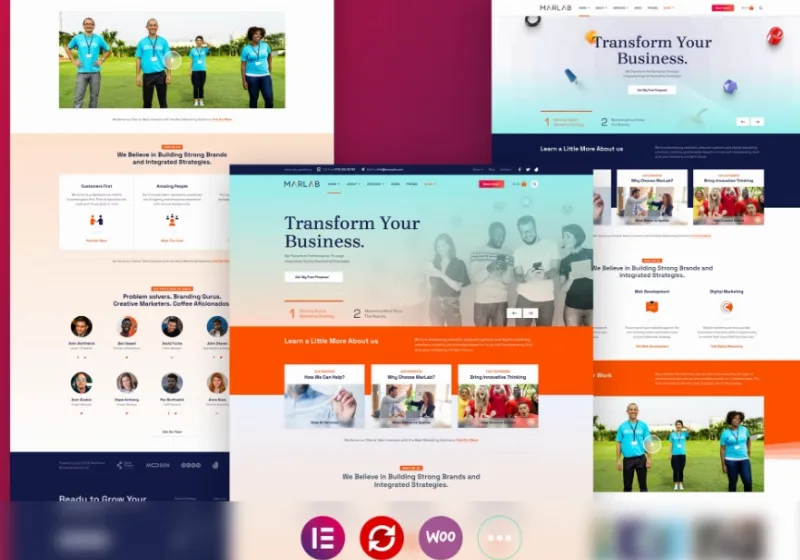 MarLab – Digital Solutions WordPress Theme