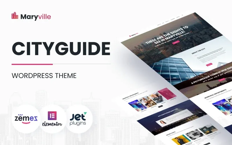 Maryville – City Portal & City Guide WordPress Theme
