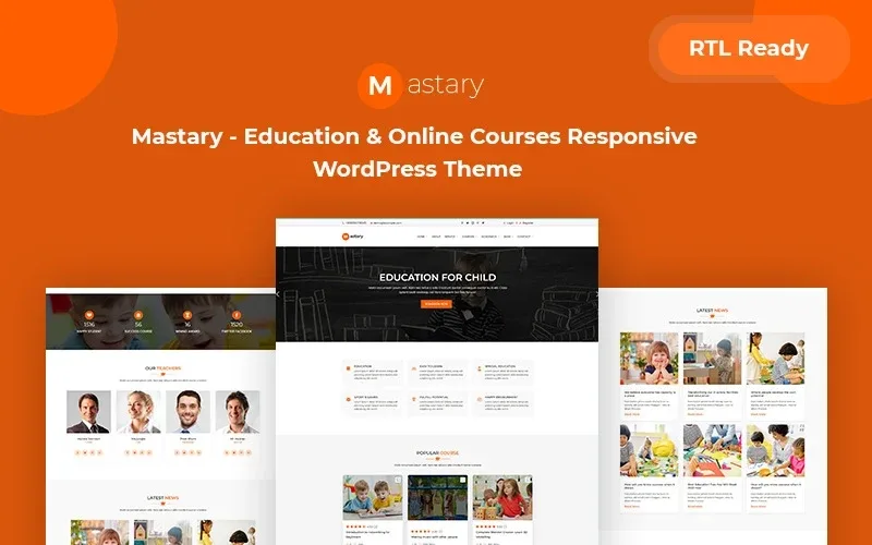 Mastary – Online Courses, LMS & Education Responsive WordPress Theme