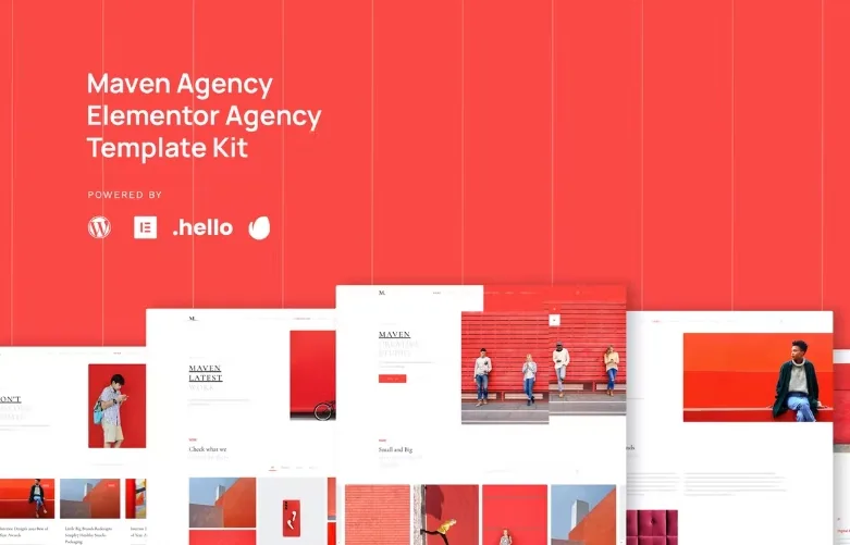 Maven – Business Agency Elementor Template