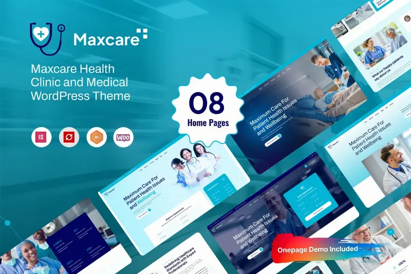 Maxcare - Health & Medical WordPress Theme
