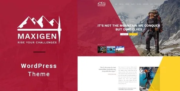 Maxigen – Hiking & Outdoor WordPress Theme