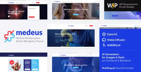 Medeus Medical Multipurpose Doctor Theme