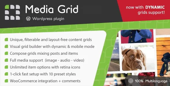 Media Grid Responsive Portfolio