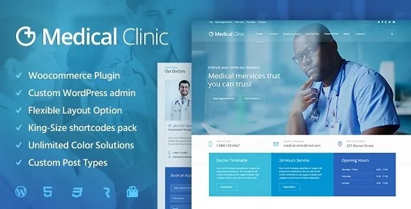 Medical Clinic – Doctor and Hospital Health WordPress Theme