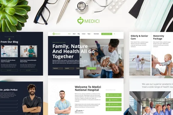 Medici – Hospital & Health Services Elementor Template