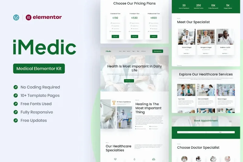 Medicly – Medical Elementor Pro Template