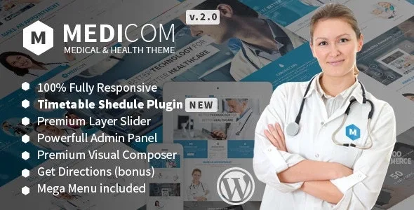 Medicom – Medical & Health Template