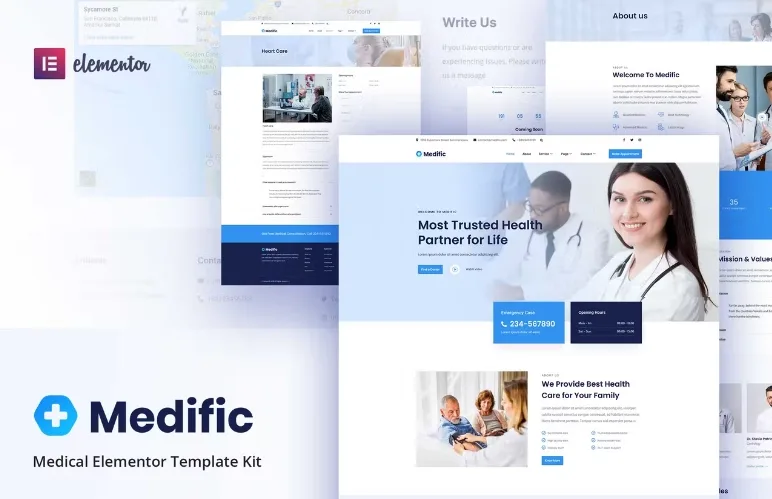 Medific – Medical Elementor Template