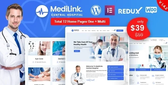 Medilink – Health & Medical WordPress Theme