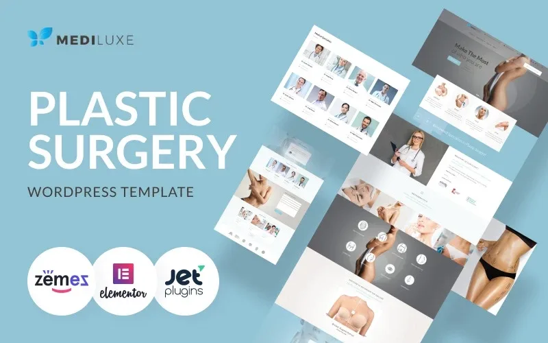 MediLuxe – Plastic Surgery WordPress Theme