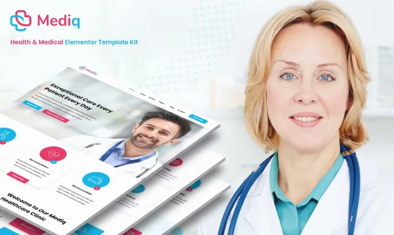Mediq – Health & Medical Elementor Template