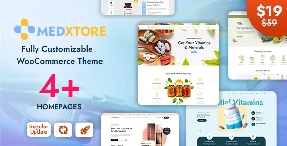 MedXtore – Pharmacy, Medical & Beauty Elementor WooCommerce Theme