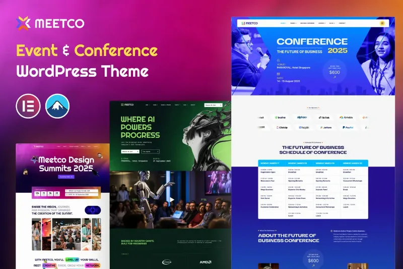 Meetco - Event & Conference WordPress Theme
