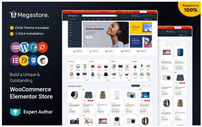 Megastore – Multipurpose Elementor WooCommerce Responsive Theme