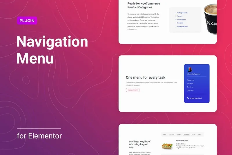 Menuar for Elementor