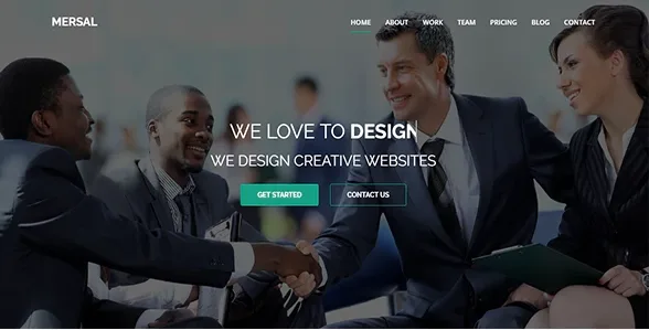 Mersal – One Page MultiPurpose WordPress Theme