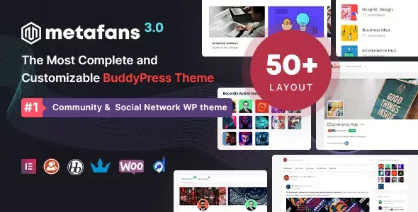 MetaFans Community and Social Theme