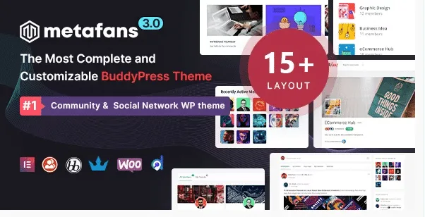 MetaFans – Community & Social Network BuddyPress Theme