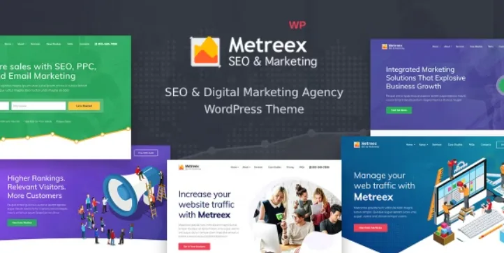 Metreex – SEO Marketing WordPress Theme