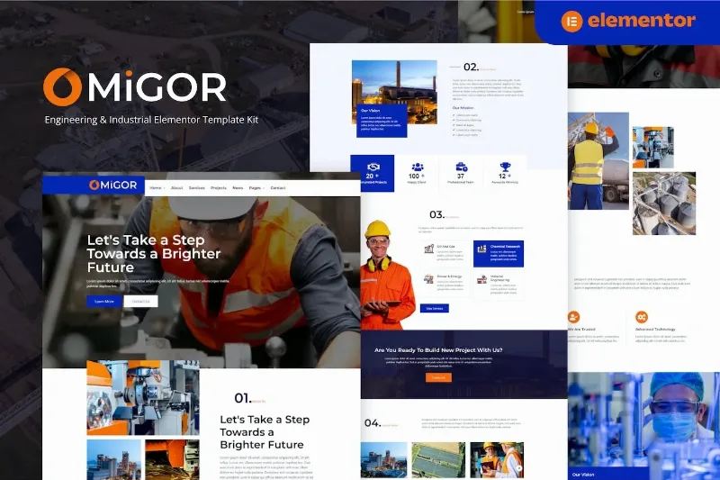 Migor – Engineering & Industrial Elementor Template