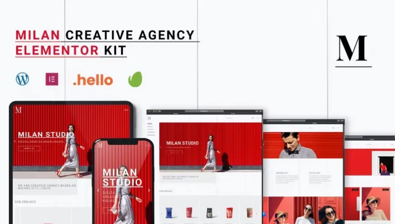 Milan – Creative Agency Elementor Template