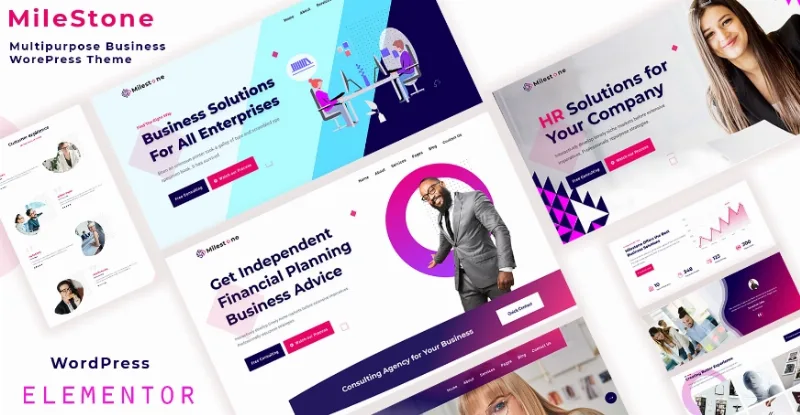 Milestone – WordPress Multi Plan Business Theme WordPress Theme