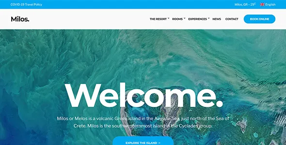 Milos WordPress Theme