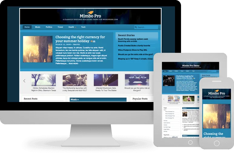 Mimbo Pro Theme