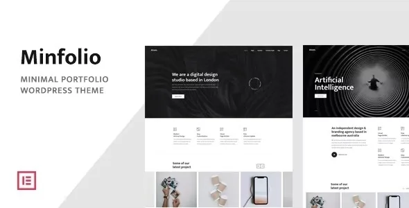 Minfolio – Minimal Portfolio WordPress Theme