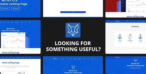 Minfox – Software Landing Page