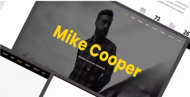 Mini – Personal Portfolio WordPress Theme