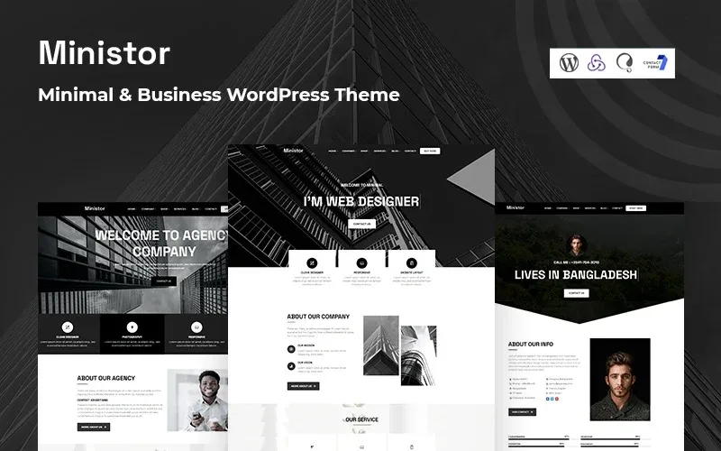 Ministor – Minimal and Business Responsive WordPress Theme