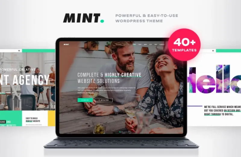 Mint – Creative Multi-Purpose WordPress Theme