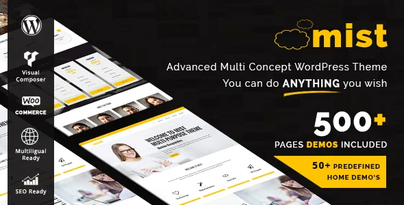 Mist – Advanced Multi-Concept WordPress Theme