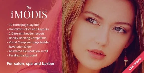 Modis – Salon & Barber WordPress Theme