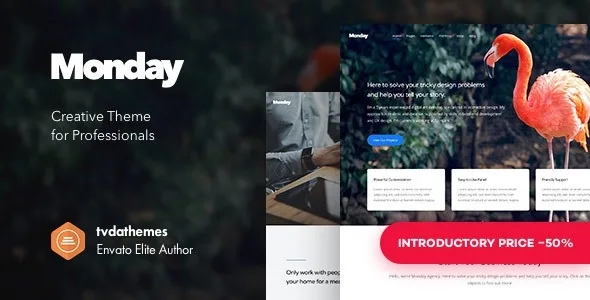 Monday – Creative Multi-Purpose WordPress Theme